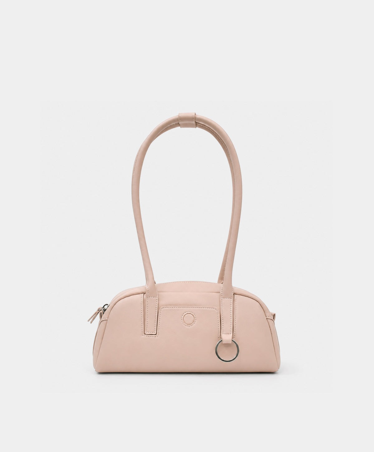 Blush Pink Barrel Shoulder Bag