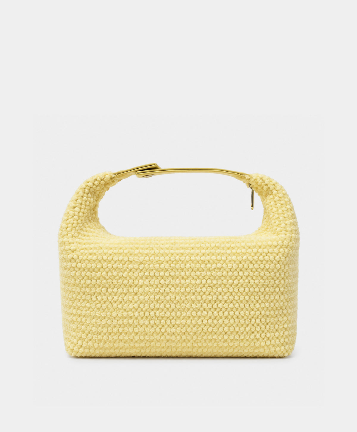 Butter Yellow Teddy Top Cosmetic Bag