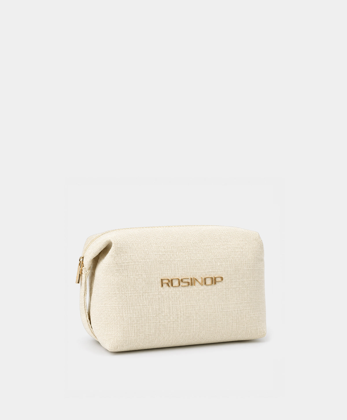 Linen Texture Makeup Bag