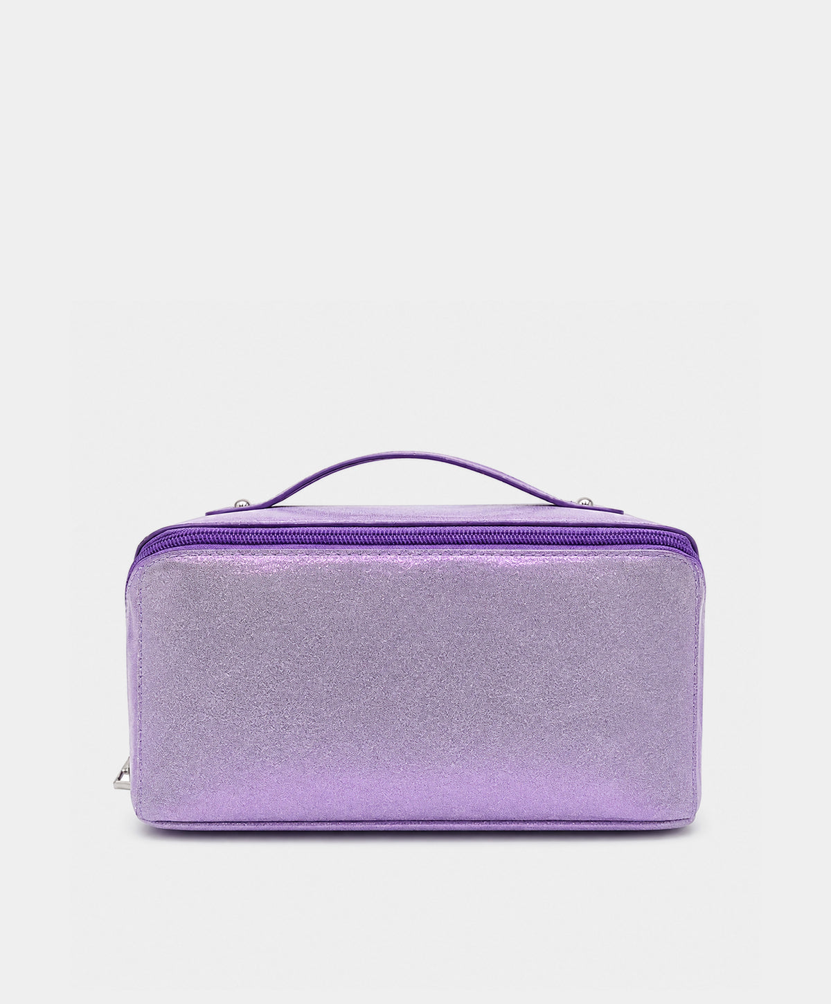 Metallic Travel Makeup Organizer Case