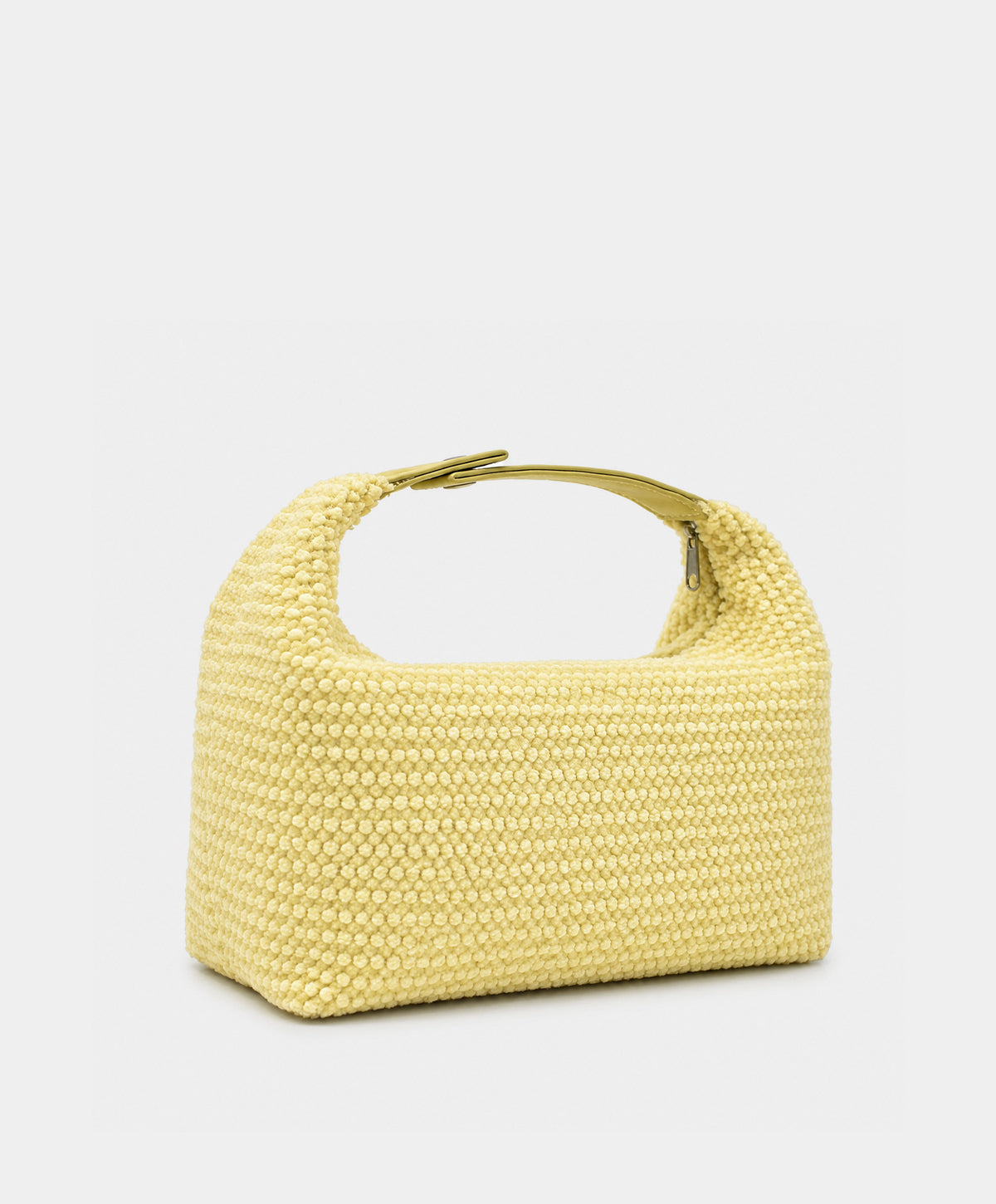 Butter Yellow Teddy Top Cosmetic Bag