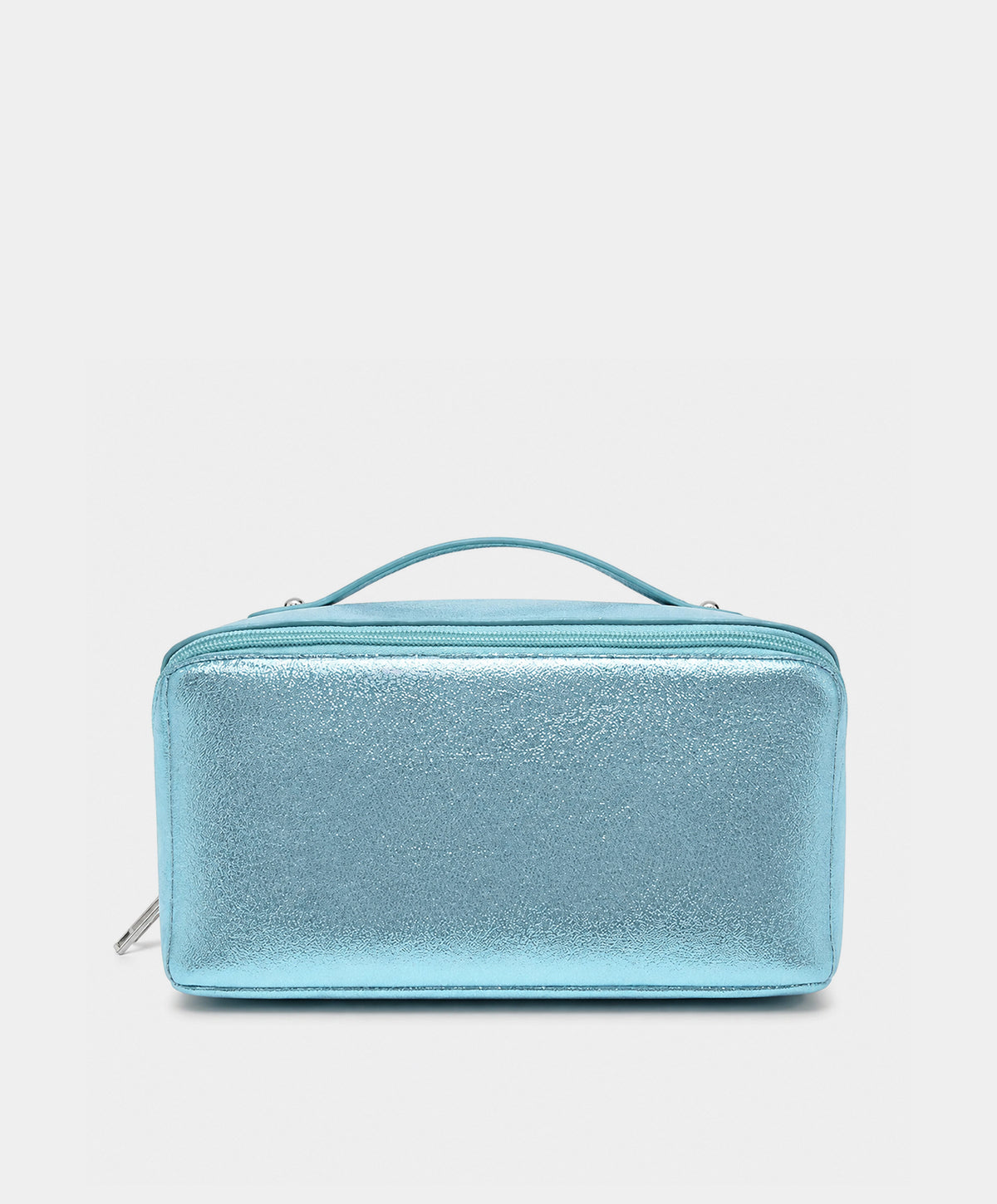 Metallic Travel Makeup Organizer Case