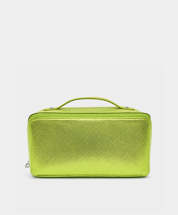 Metallic Travel Makeup Organizer Case