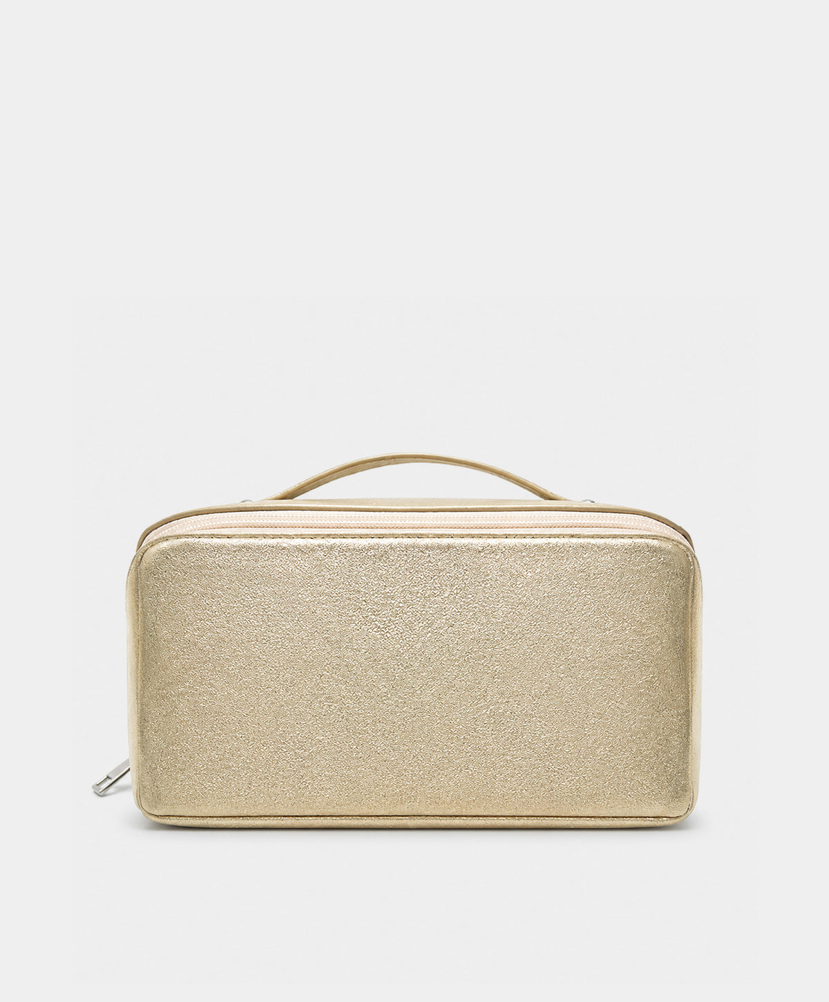 Metallic Travel Makeup Organizer Case