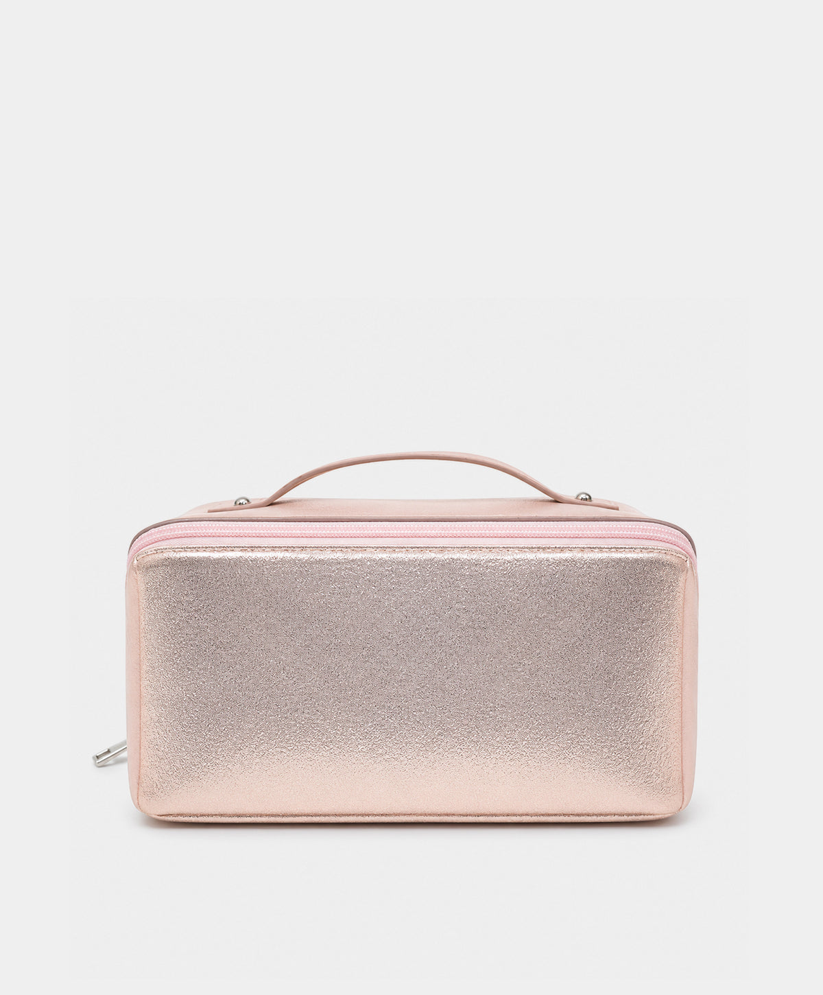 Metallic Travel Makeup Organizer Case