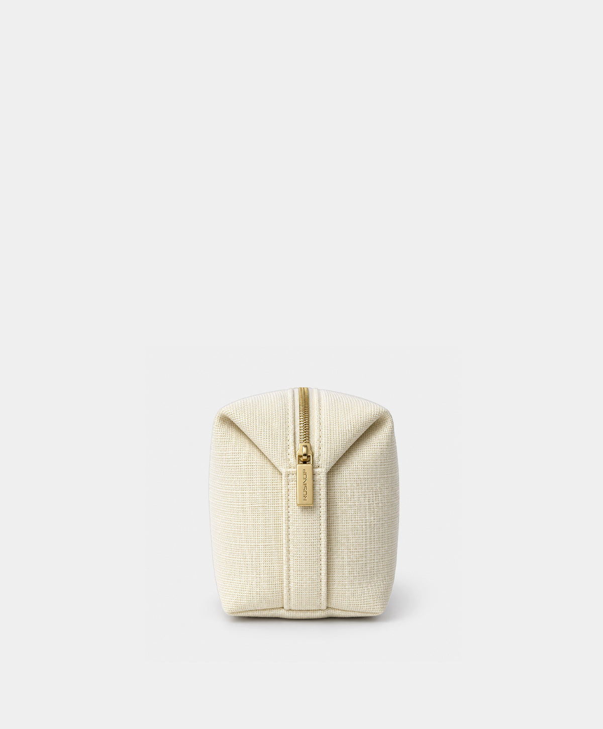 Linen Texture Makeup Bag