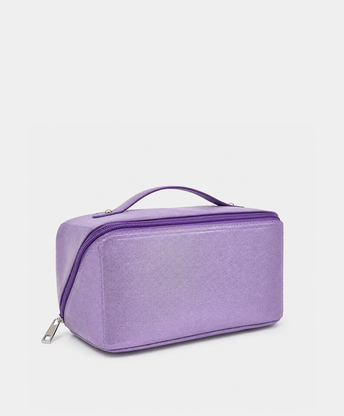 Metallic Travel Makeup Organizer Case