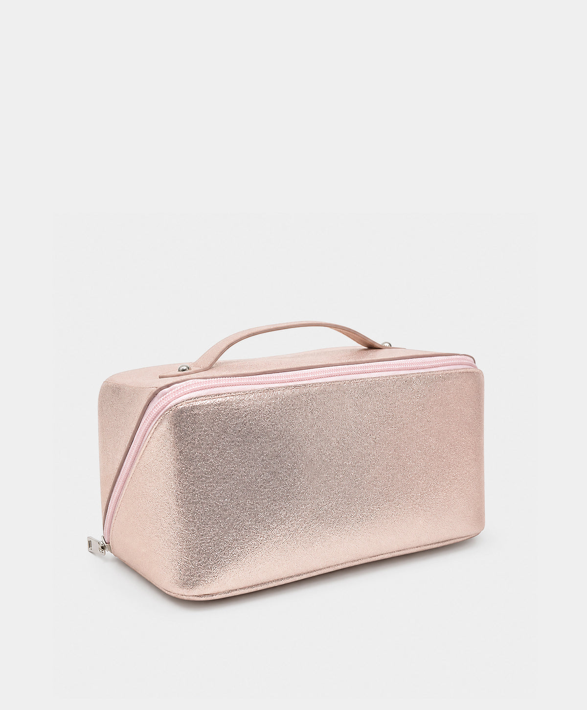 Metallic Travel Makeup Organizer Case