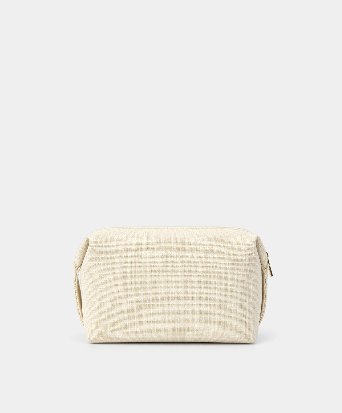 Linen Texture Makeup Bag
