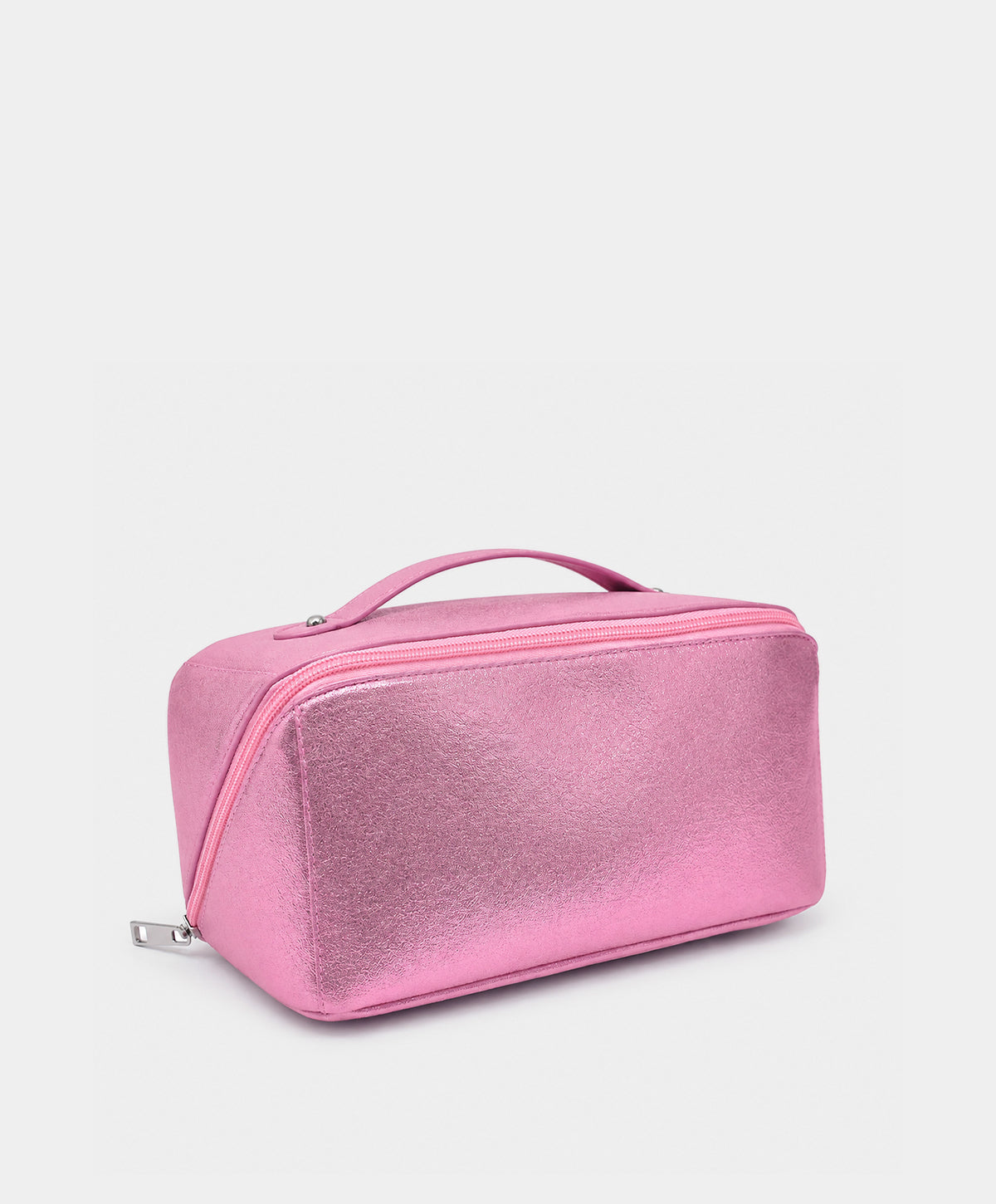 Metallic Travel Makeup Organizer Case