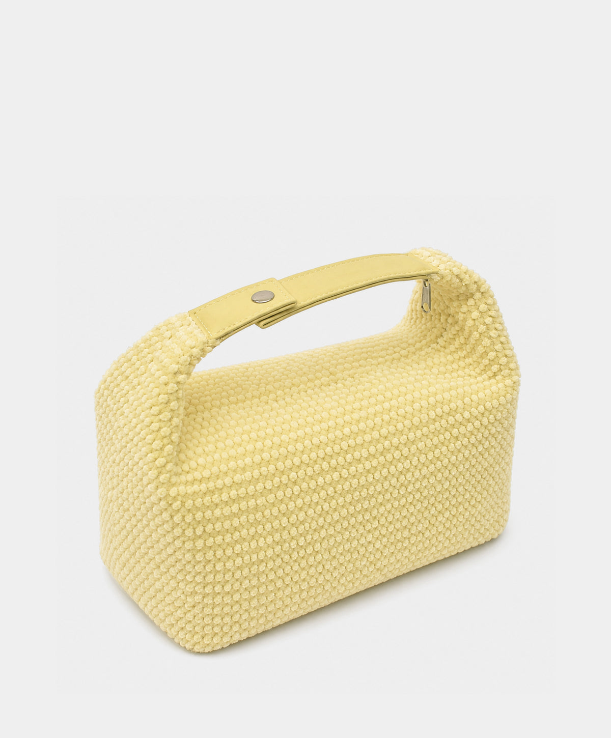 Butter Yellow Teddy Top Cosmetic Bag