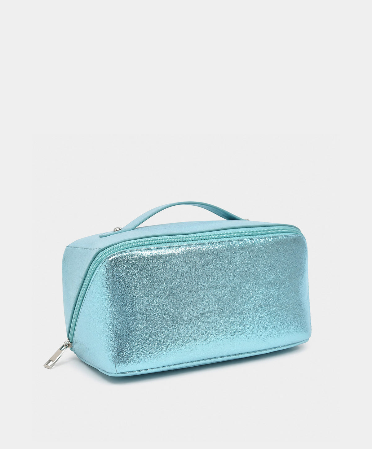 Metallic Travel Makeup Organizer Case