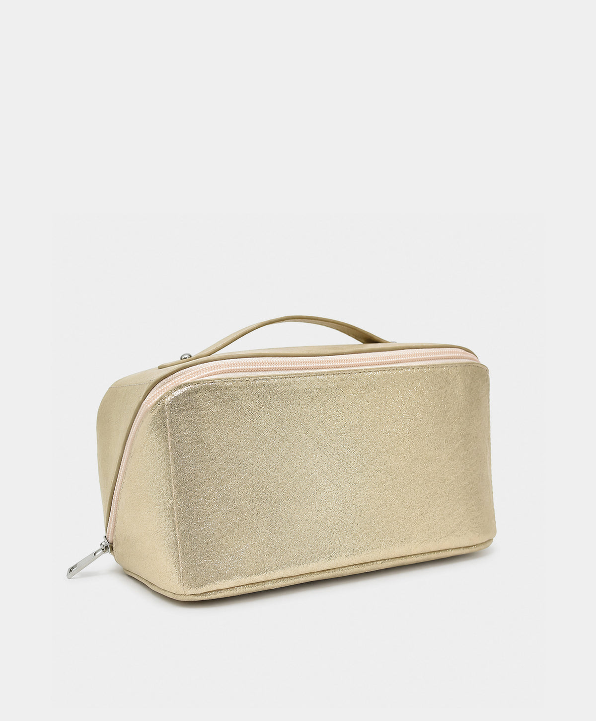 Metallic Travel Makeup Organizer Case