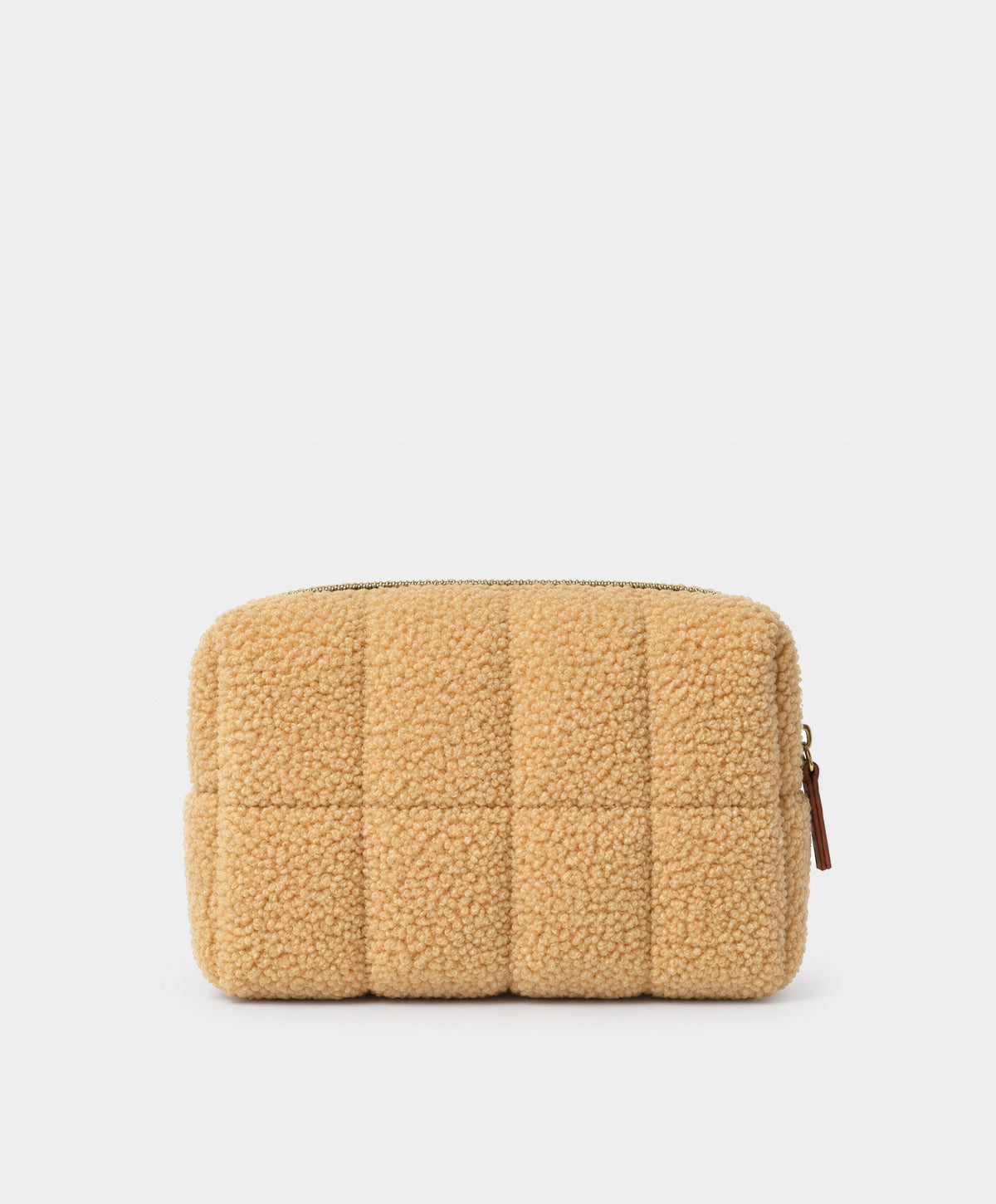 Quilted Teddy Makeup Bag