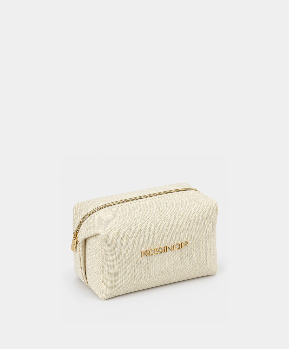 Linen Texture Makeup Bag