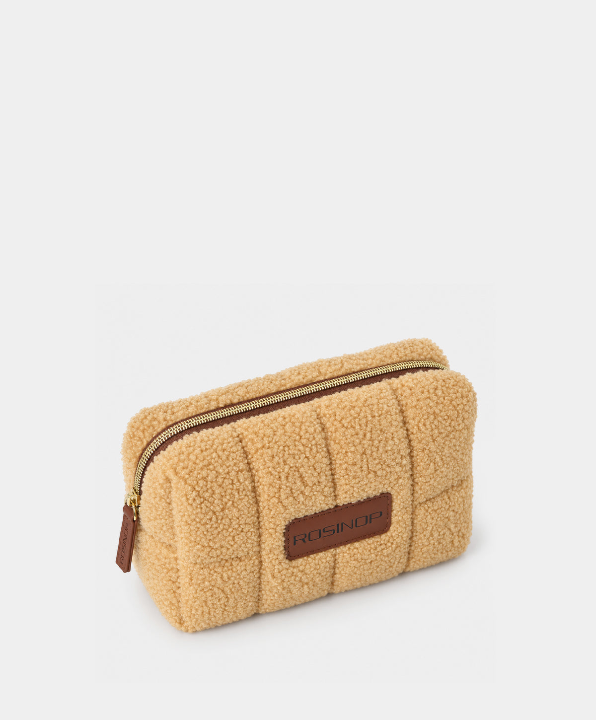 Quilted Teddy Makeup Bag