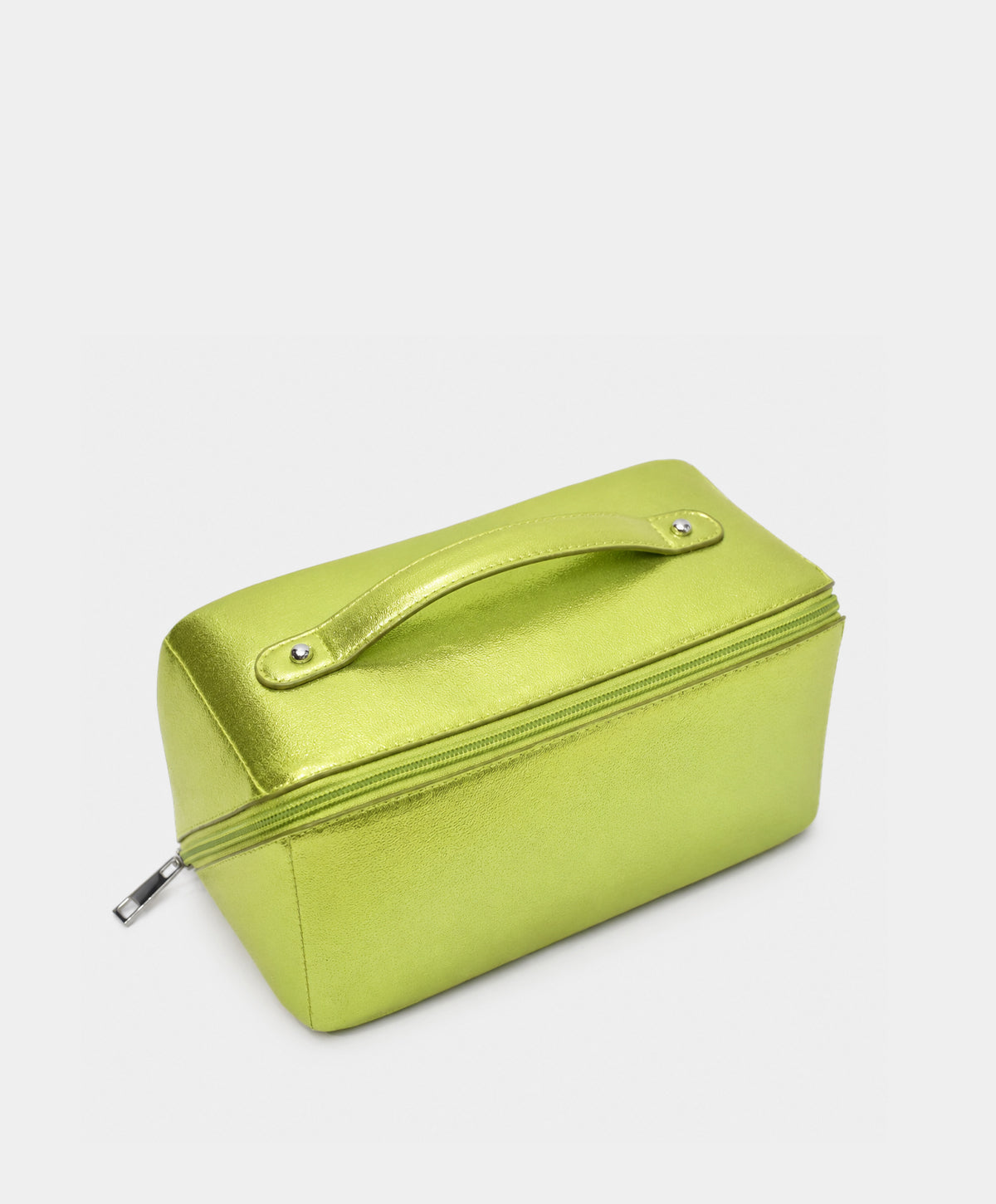 Metallic Travel Makeup Organizer Case