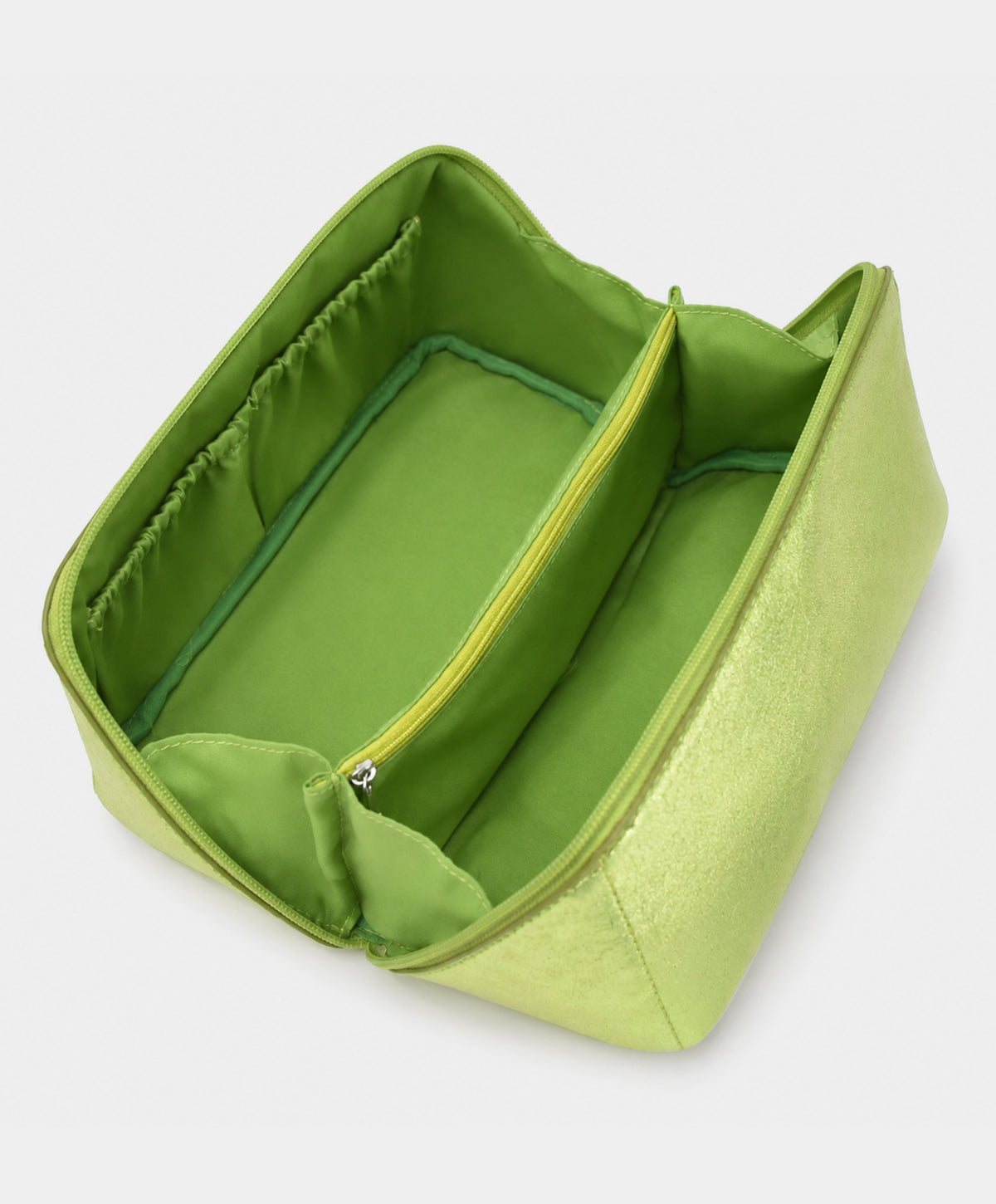 Metallic Travel Makeup Organizer Case