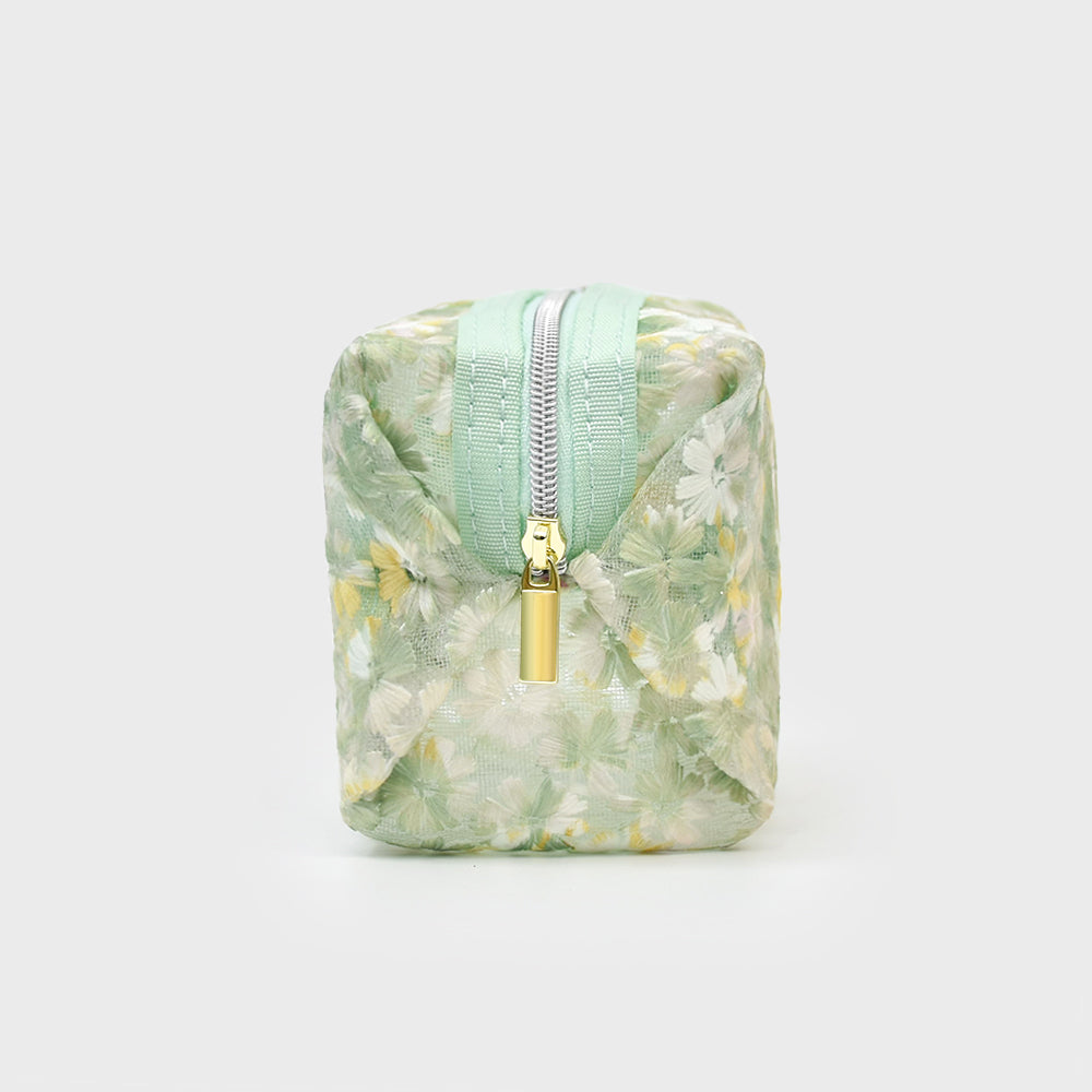 Embroidered Makeup Bag