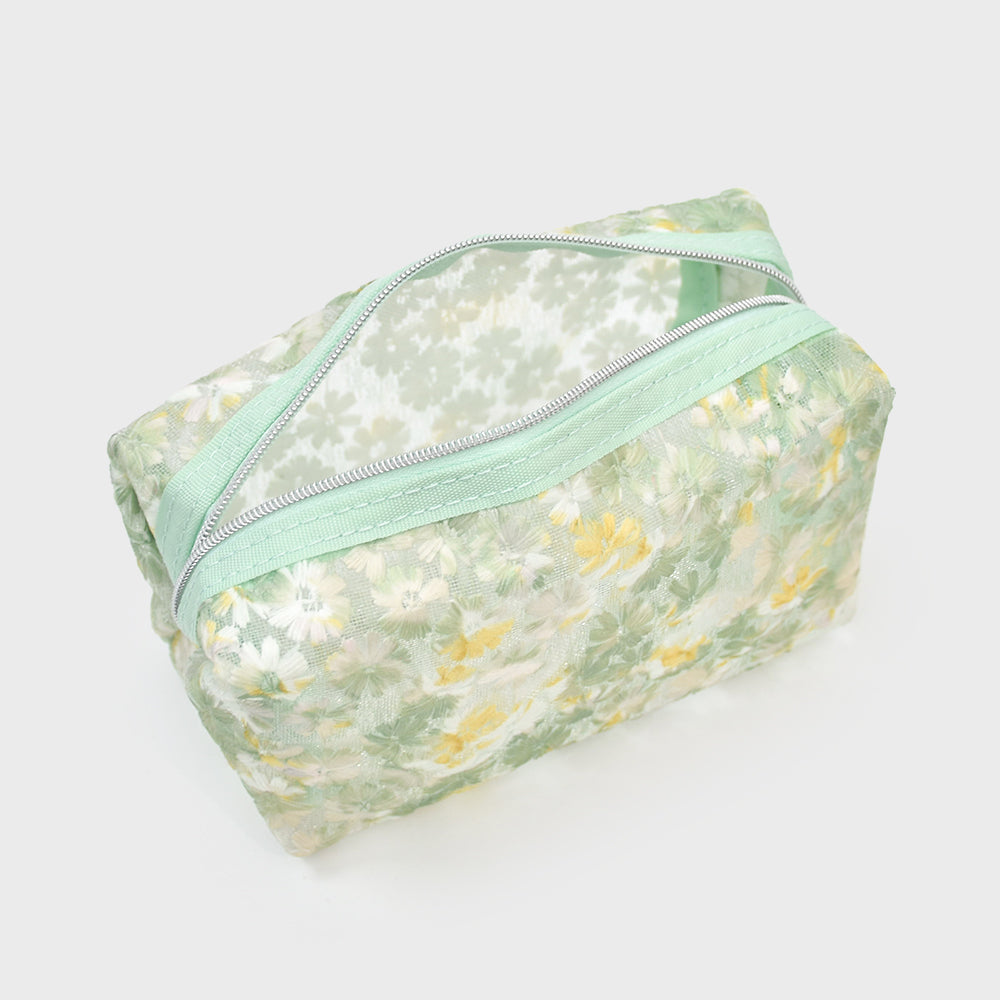Embroidered Makeup Bag