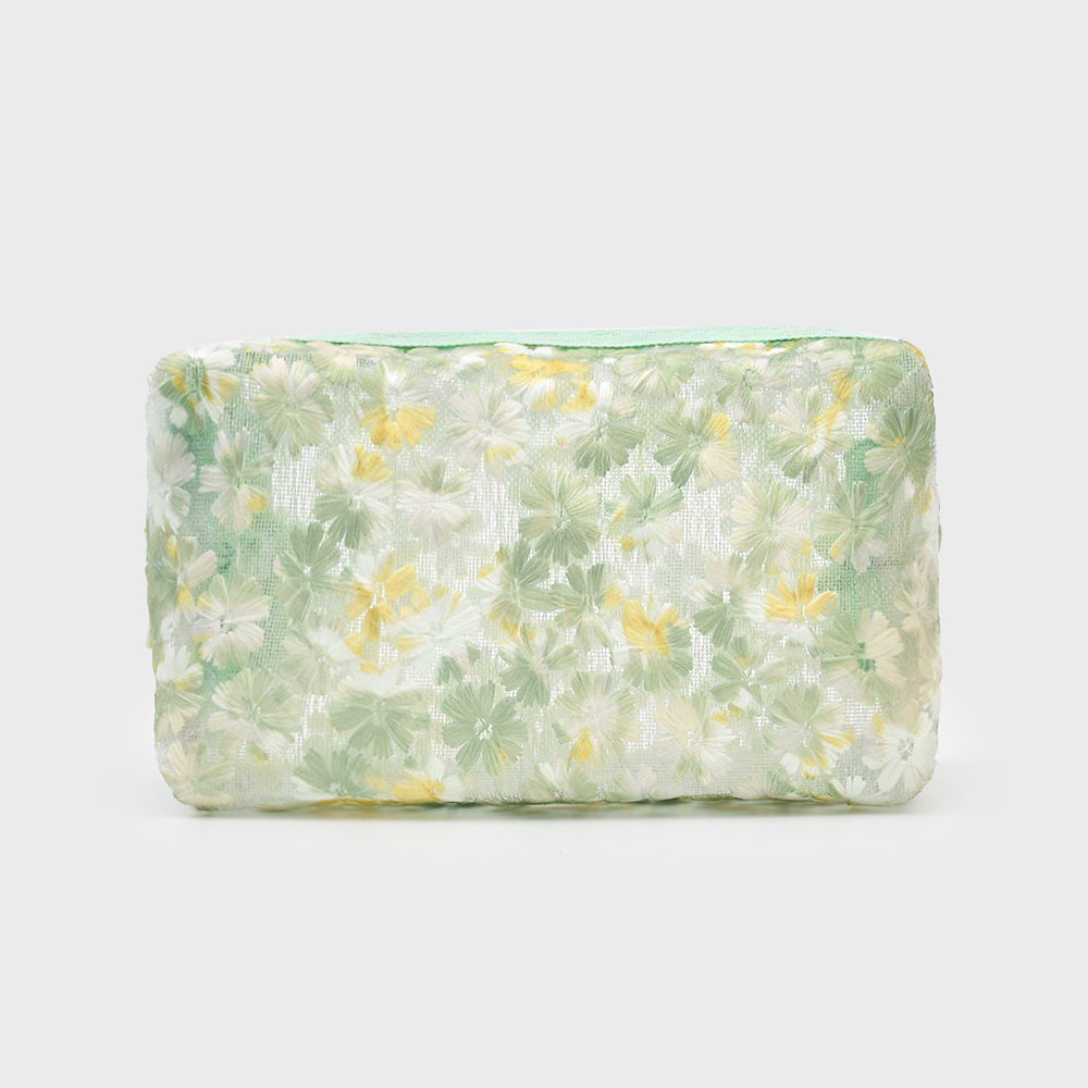Embroidered Makeup Bag