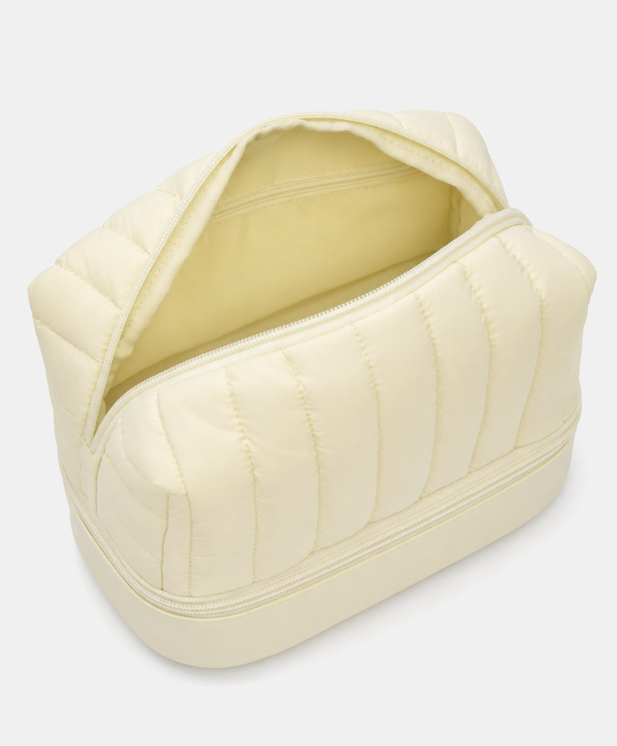 Double layered Quilted Makeup Bag