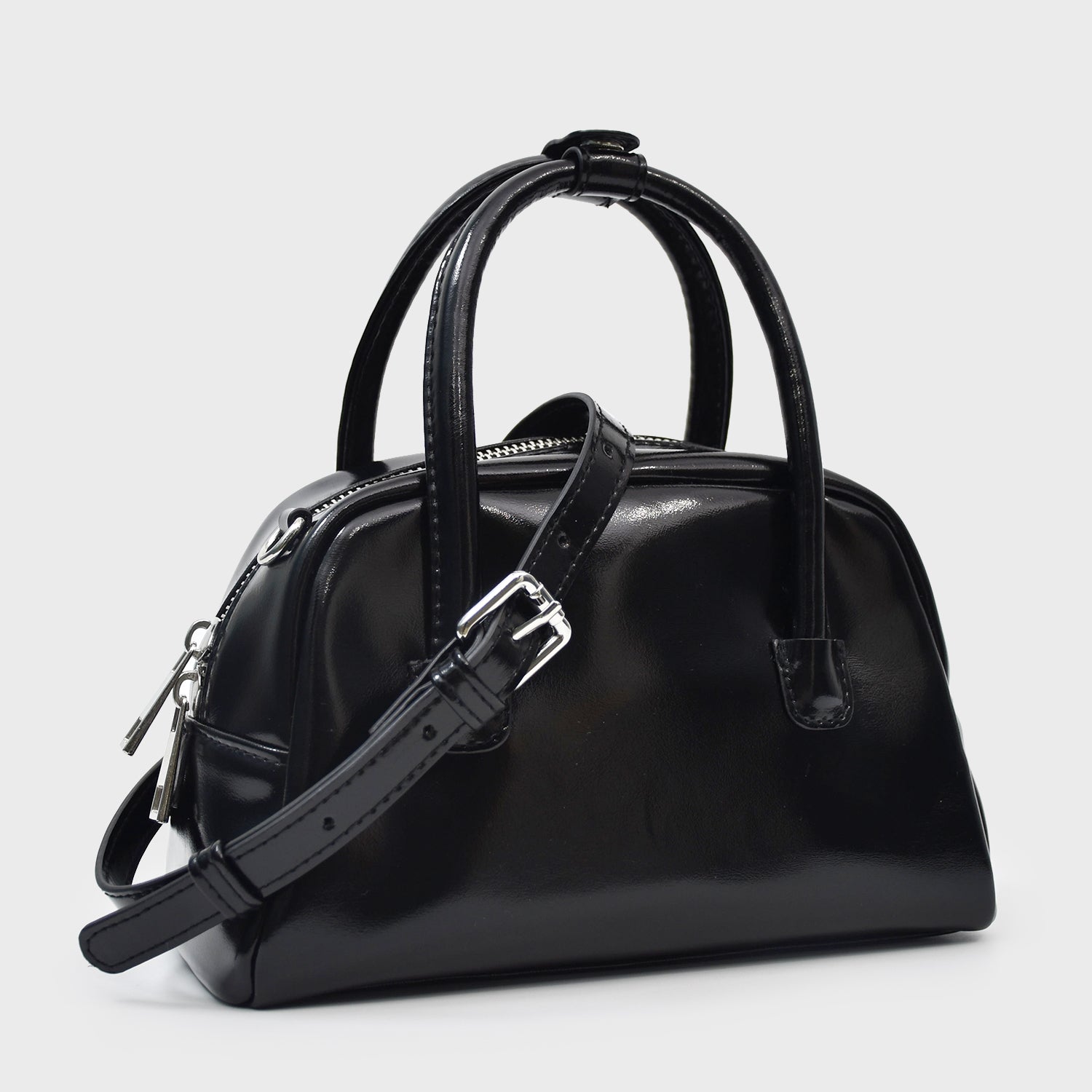 PU leather handbag