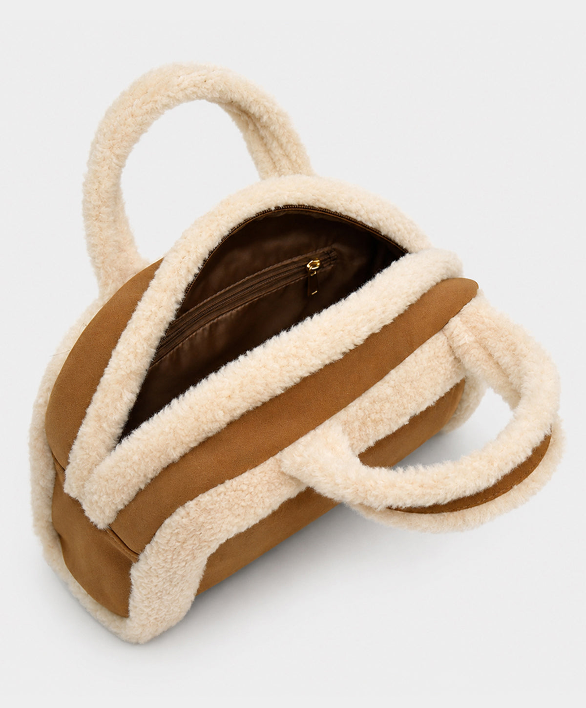 Faux Shearling Handbag & Bag Charm Collection