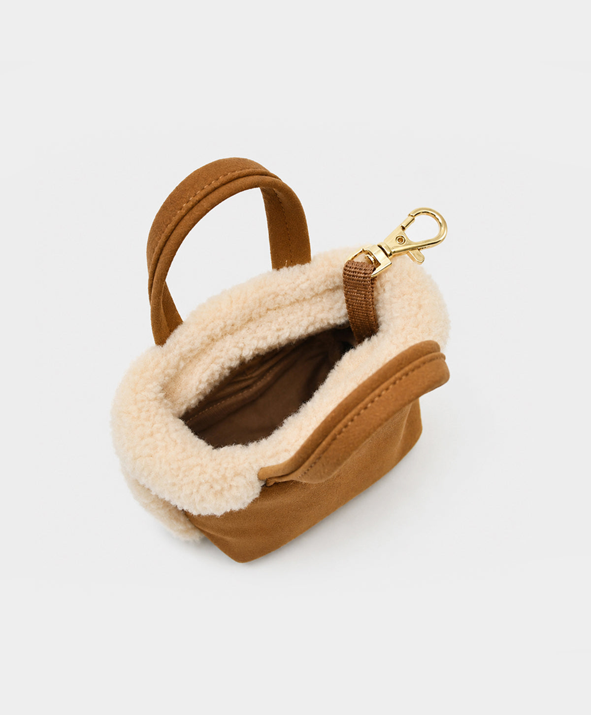 Faux Shearling Handbag & Bag Charm Collection