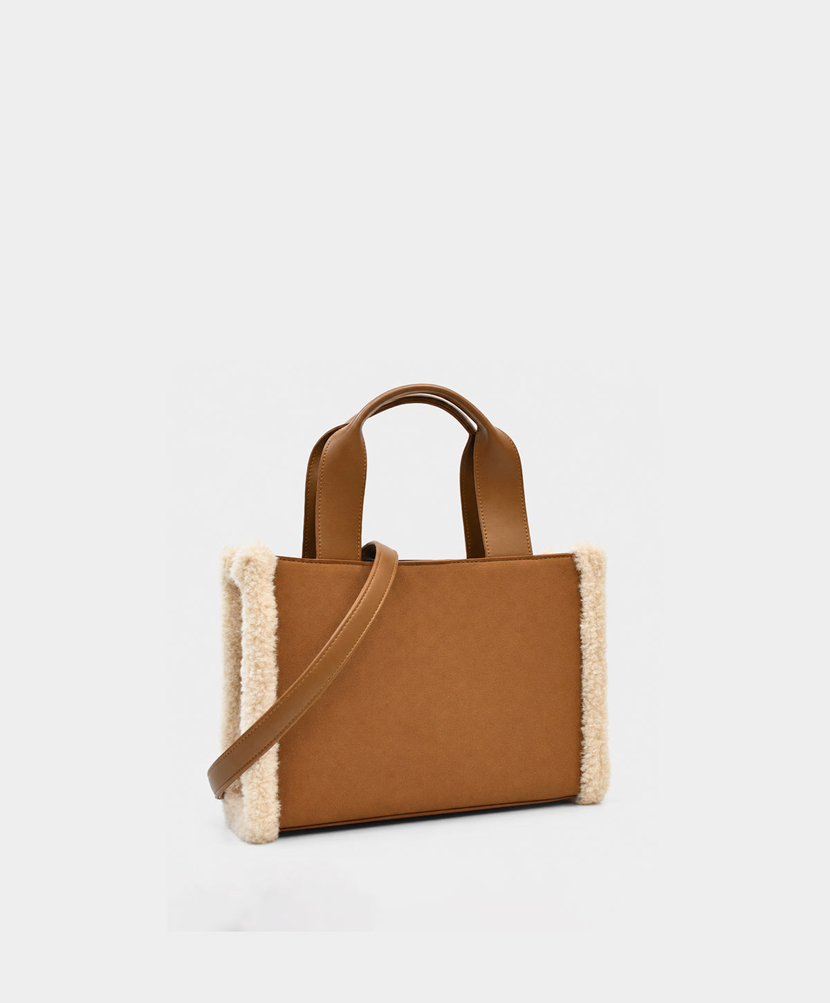 Faux Shearling Handbag & Bag Charm Collection
