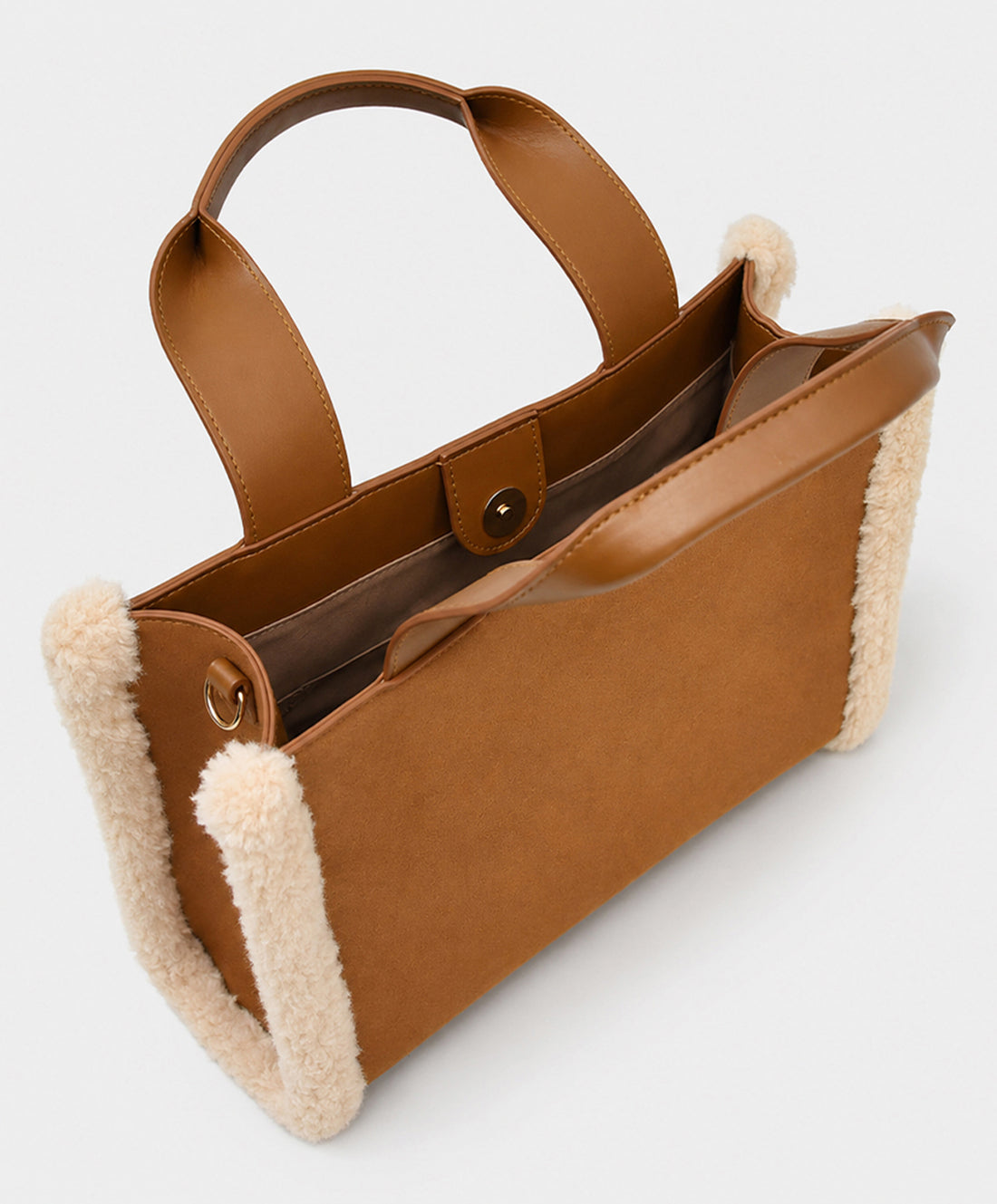 Faux Shearling Handbag & Bag Charm Collection