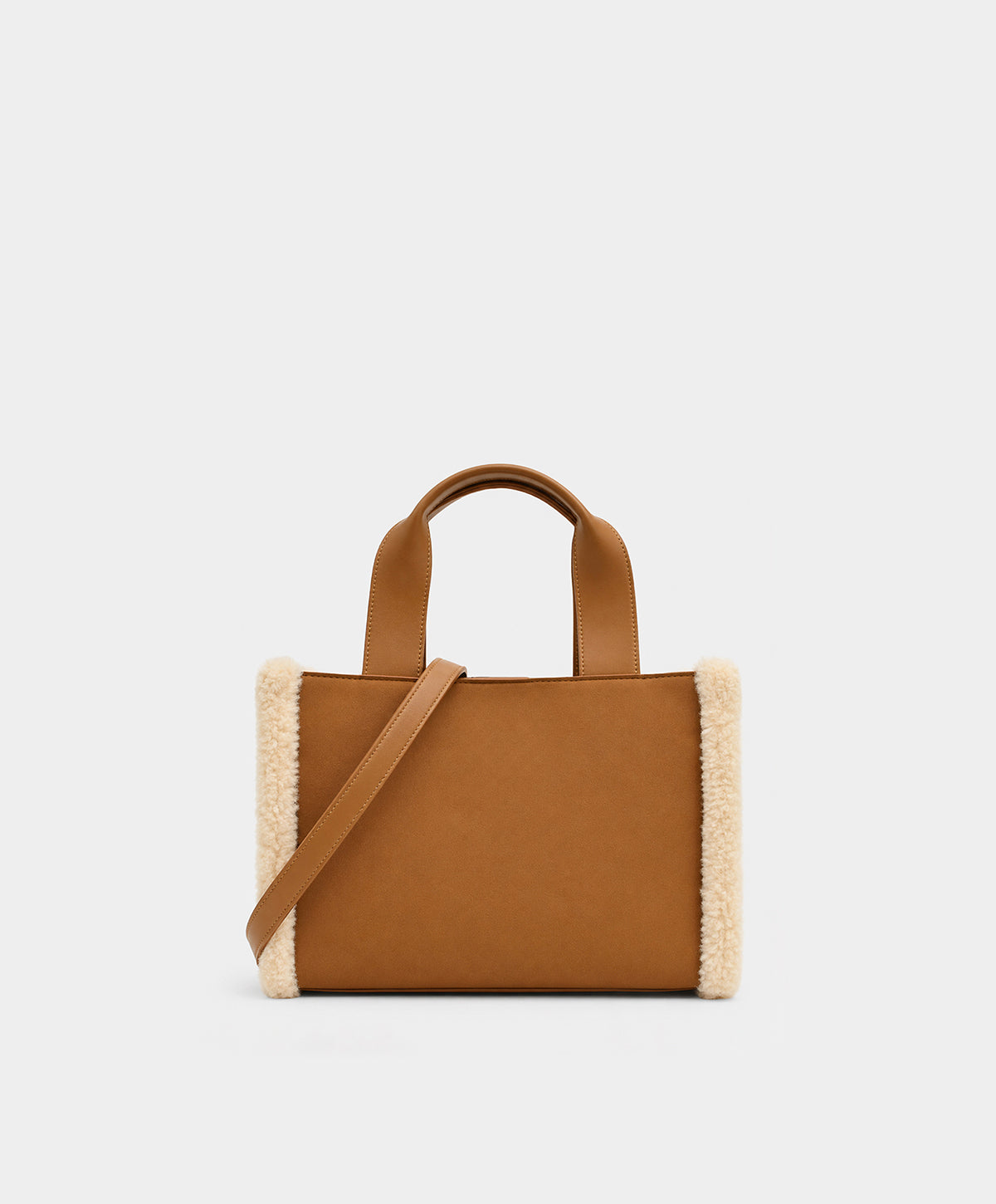 Faux Shearling Handbag & Bag Charm Collection