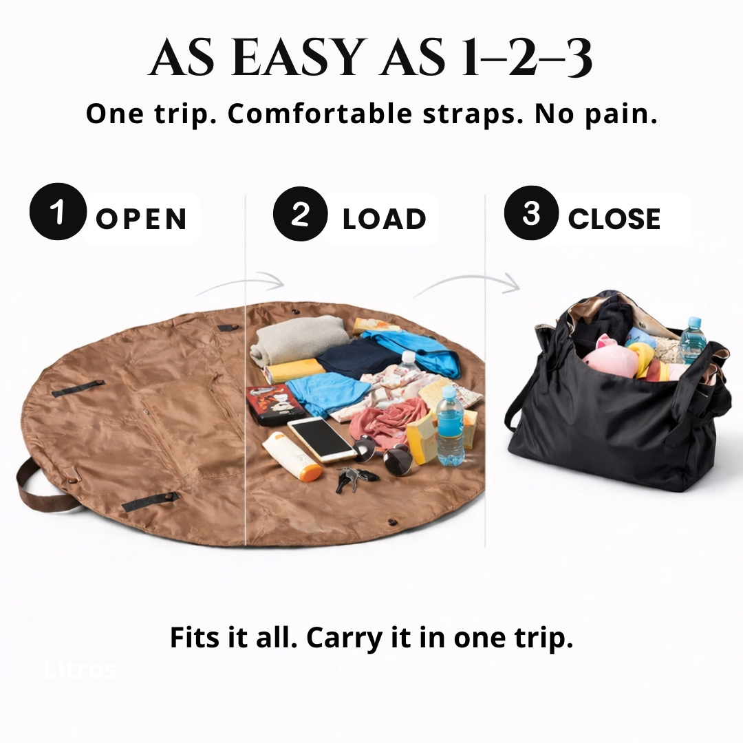 Rosinop Magic Tote Bag – Unfold, Pack & Go